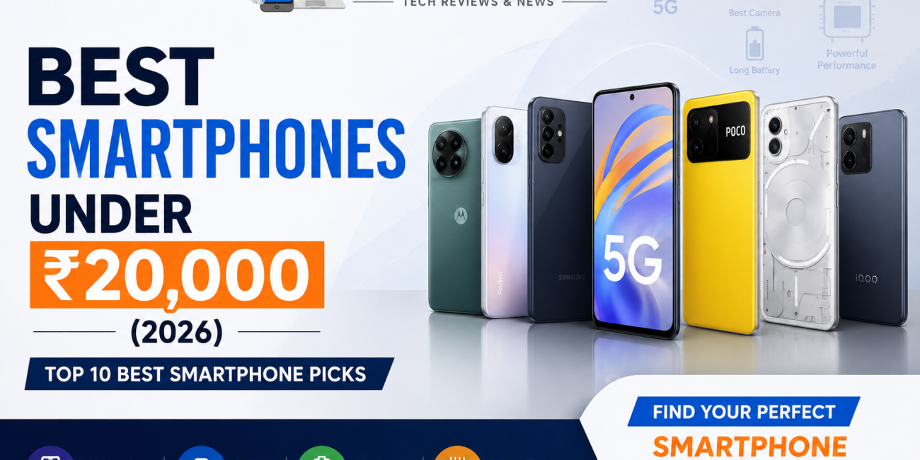 Best smartphones under ₹20,000 in 2026