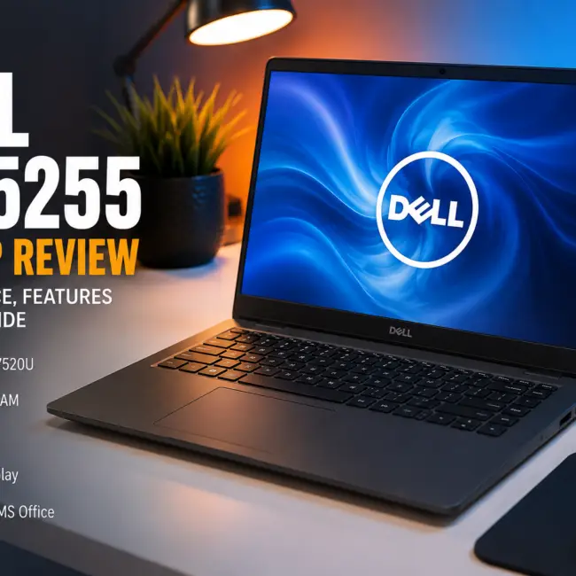 Dell DC15255 laptop review with AMD Ryzen 5, 8GB RAM and 512GB SSD